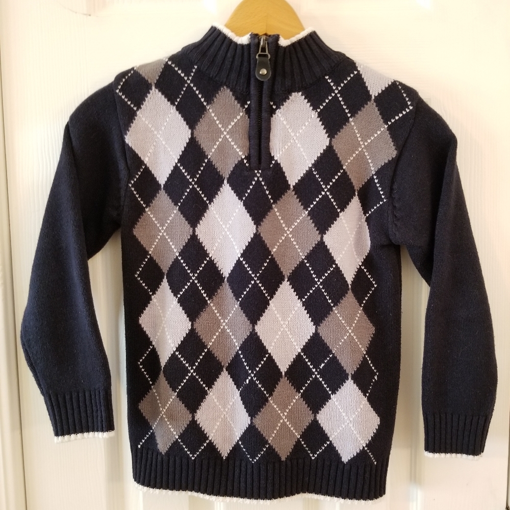 The Children's Place Boys 3/4 Zip Sweater Size S (5/6)